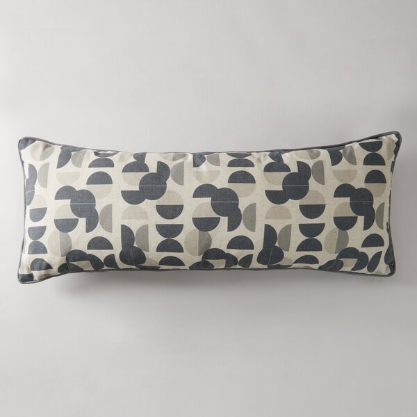 Monochrome Geometric 30cm x 80cm Cushion