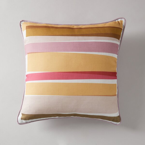 Modern Leaves Stripe Cushion