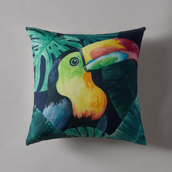 Toucan Jungle Print Cushion