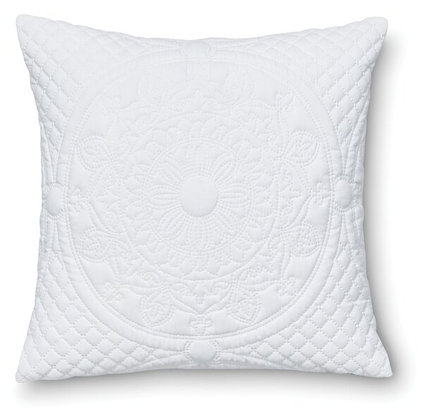 Mandalay White Square Cushion