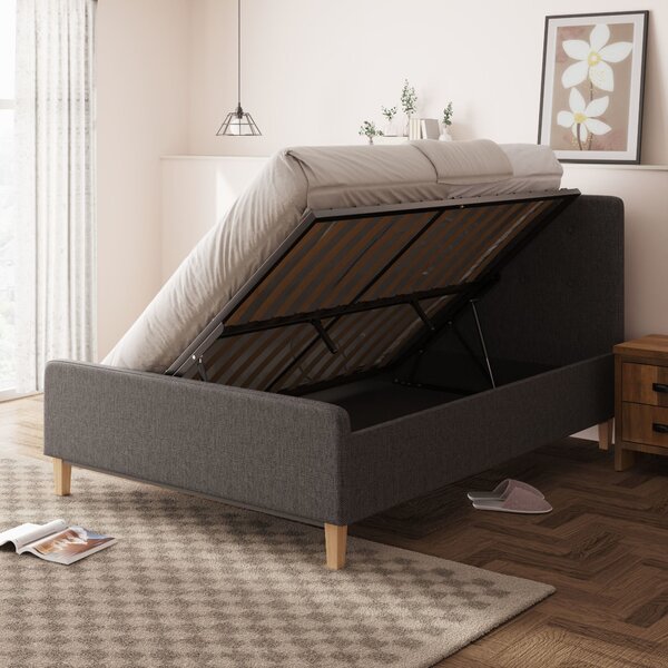 Ashbourne Fabric Side Lift Ottoman Bed Frame