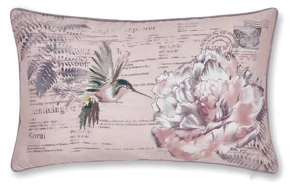 Heavenly Hummingbird Blush Cushion