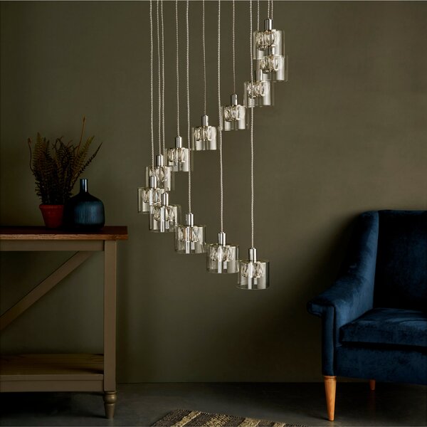 Vogue Armory Drop 12 Light Cluster Ceiling Light