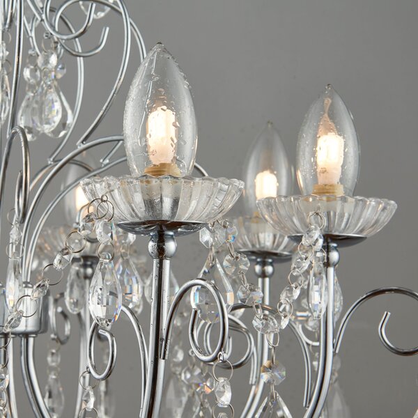 Vogue Tabitha 8 Light Bathroom Chandelier