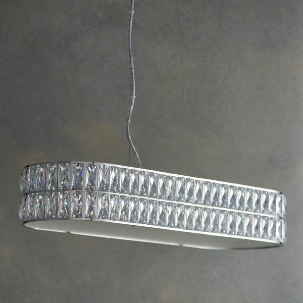 Vogue Crystal Armoury Integrated LED Diner Ceiling Light