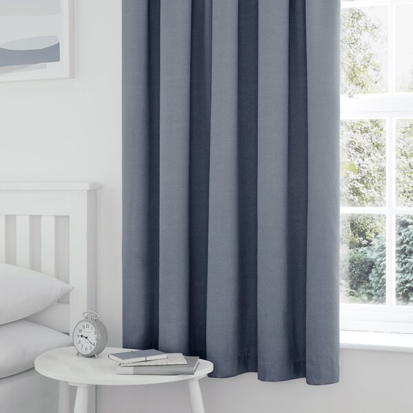 Tyla Blackout Pencil Pleat Curtains