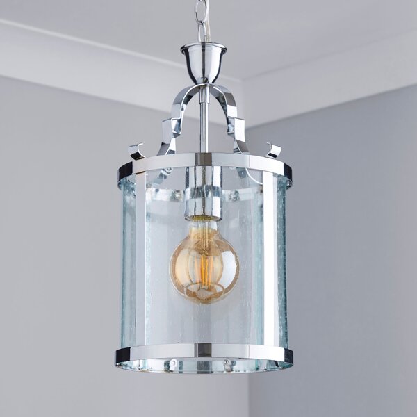 Joplin Georgian Lantern Glass Pendant Light