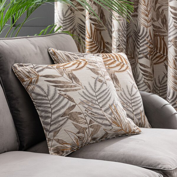 Leaf Jacquard Cushion