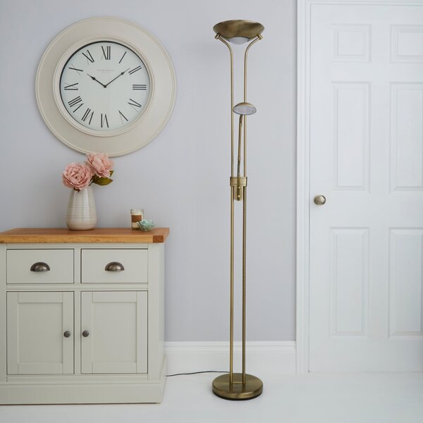 Father and Child 2 Arm Floor Lamp