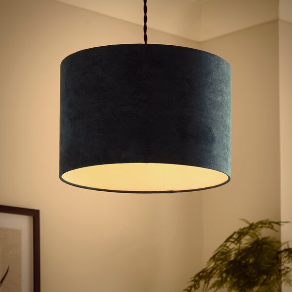 Lona Suede Drum Lamp Shade