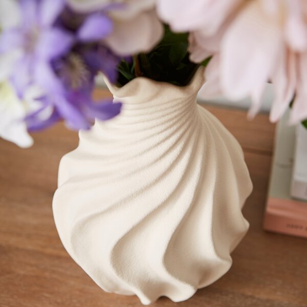 Organic Twist Ceramic Vase