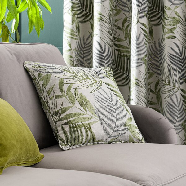 Leaf Jacquard Cushion