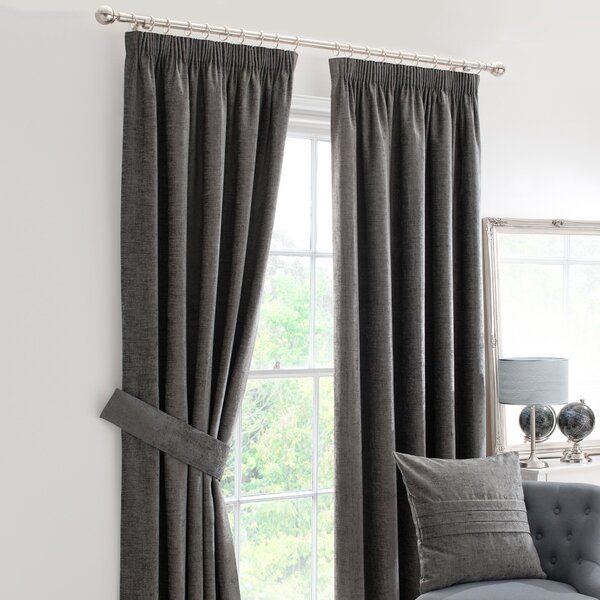 Chenille Pencil Pleat Curtains