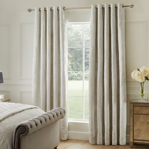 Dorma Acanthus Jacquard Blackout Eyelet Curtains