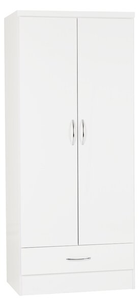 Nevada Double 1 Drawer Wardrobe