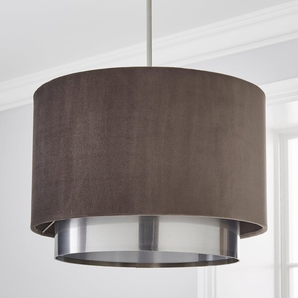 Nesa Two Tier Velvet Lamp Shade