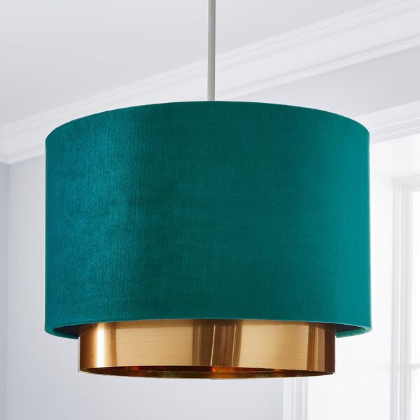 Nesa Two Tier Velvet Lamp Shade