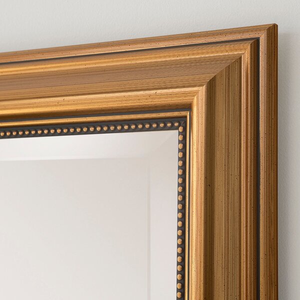 Yearn Beaded Overmantle Wall Mirror