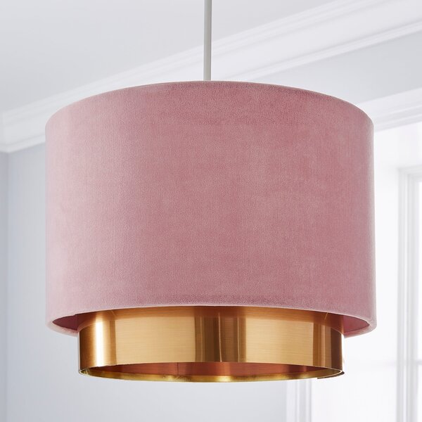 Nesa Two Tier Velvet Lamp Shade