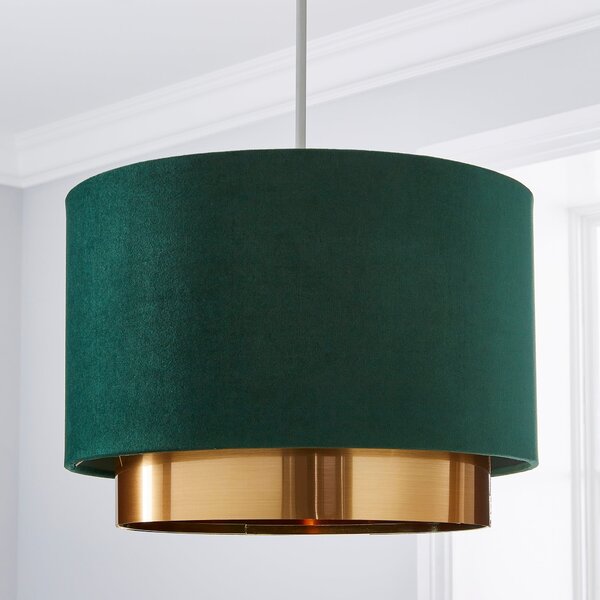 Nesa Two Tier Velvet Lamp Shade