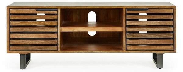 Orsen TV Unit, Mango Wood for TVs up to 55"