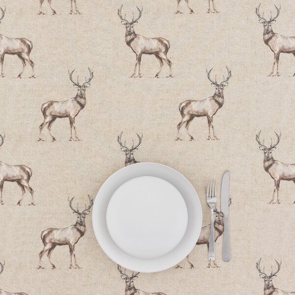 By the Metre Spey Deers Oil Cloth