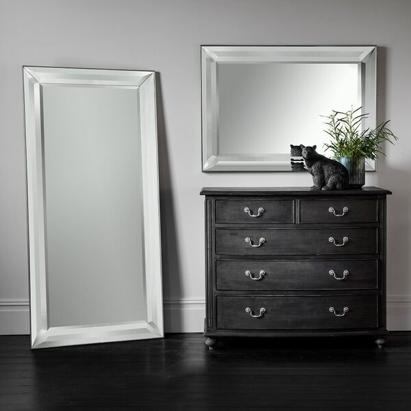 Erie Rectangle Overmantel Wall Mirror