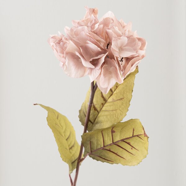 Artificial Pink Hydrangea Stem