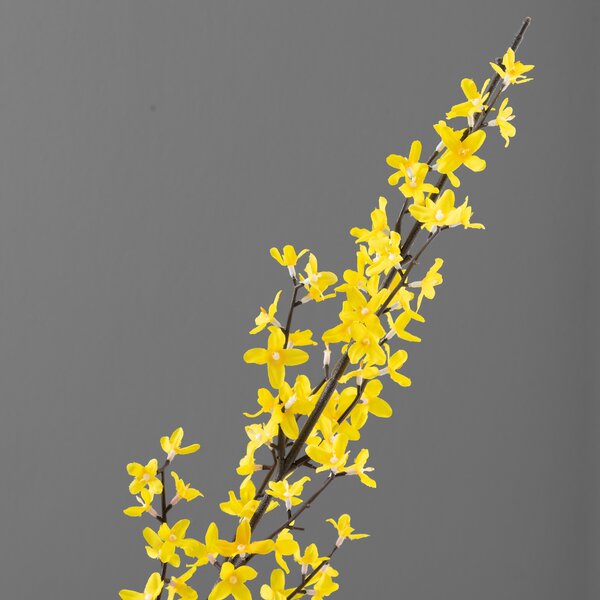 Artificial Yellow Forsythia Stem