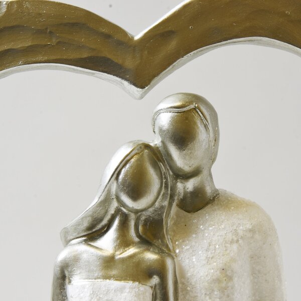 Couple in Heart Ornament