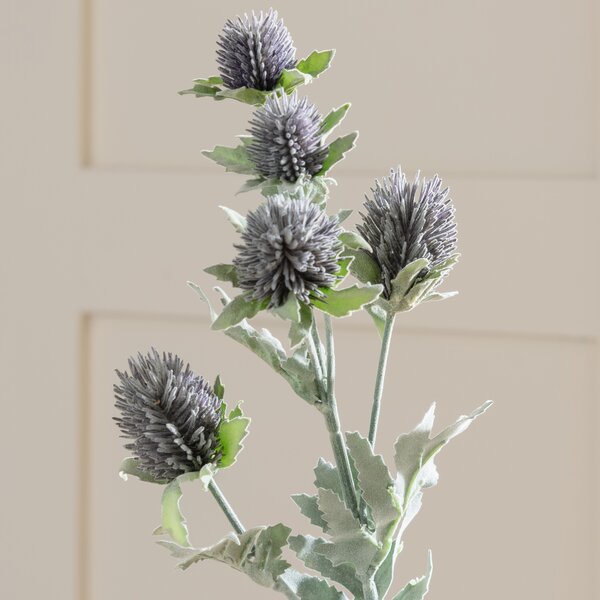 Artificial Purple Thistle Stem