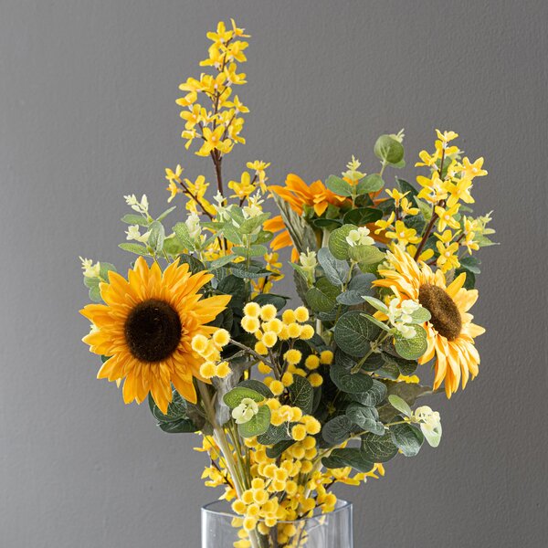 Florals Forever Artificial Ella Yellow Sunflower Luxury Bouquet