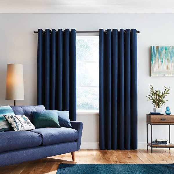 Solar Blackout Eyelet Curtains