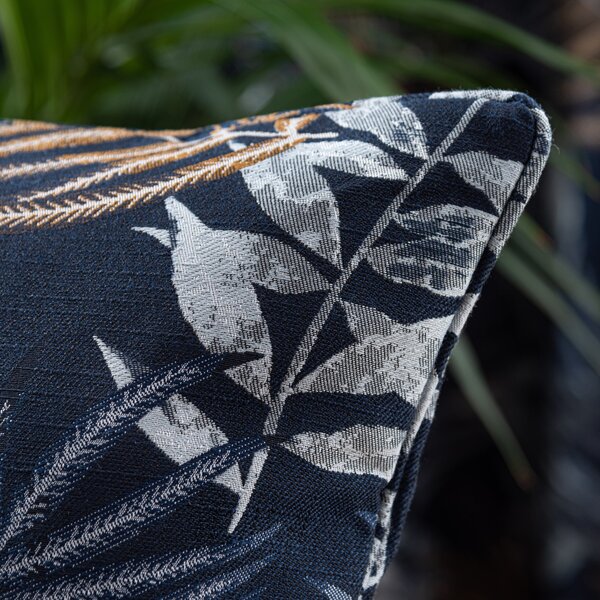 Leaf Jacquard Cushion