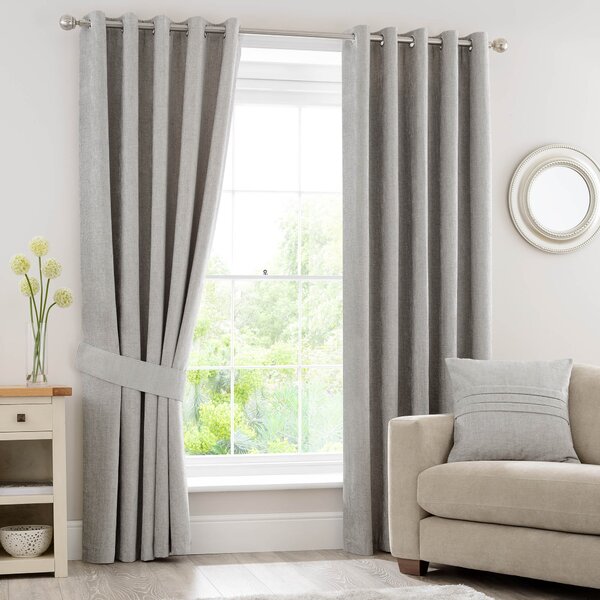 Chenille Eyelet Curtains