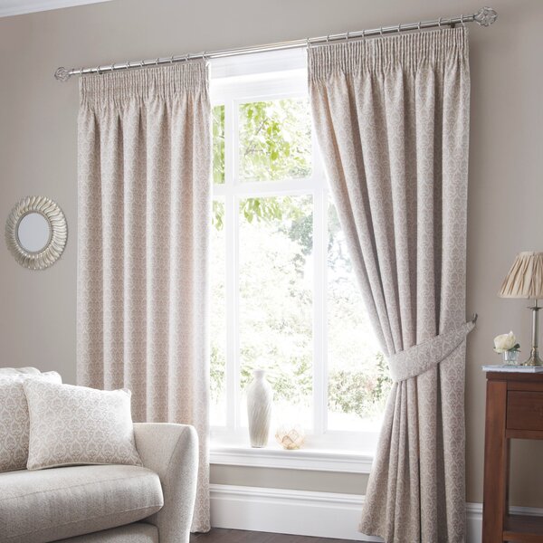 Heritage Mulberry Pencil Pleat Curtains