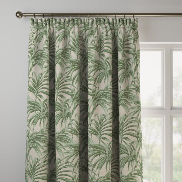 Palm Jacquard Made to Measure Curtains