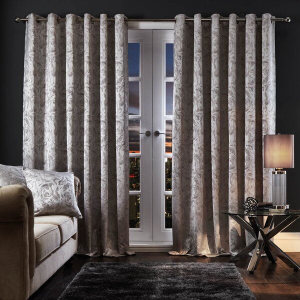 Diablo Marble Eyelet Curtains