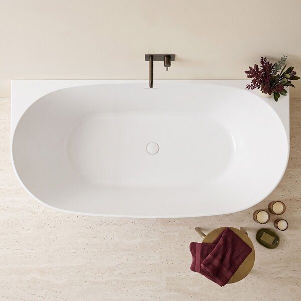 Wall acrylic bath Rea Eris 170cm