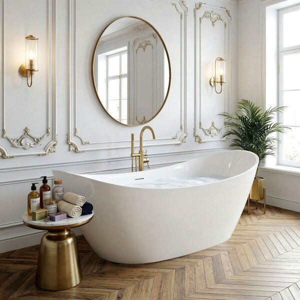 Freestanding bath Rea Ferrano 180