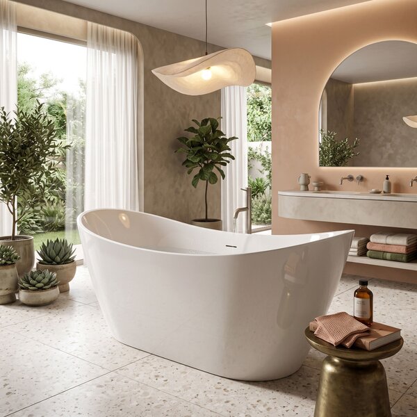 Freestanding bath Rea Ferrano 180