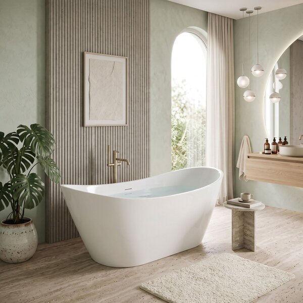 Freestanding bath Rea Ferrano 180