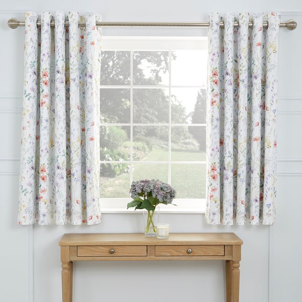 Dorma Botanical Wildflower Blackout Eyelet Curtains