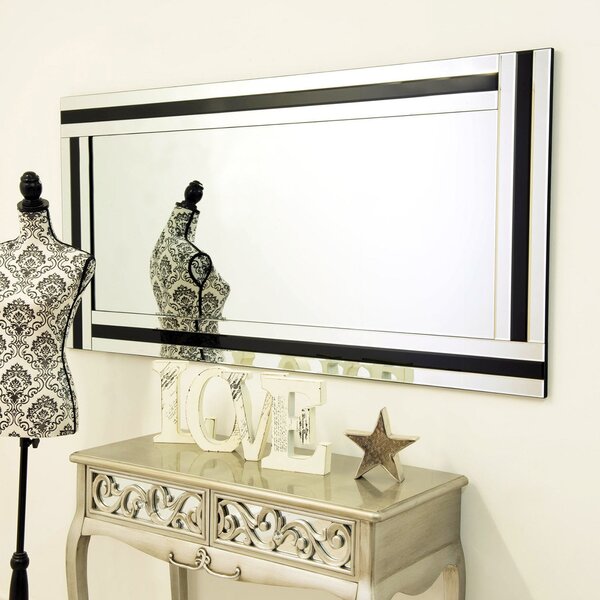 Westbury Abstract Rectangle Full Length Leaner Mirror