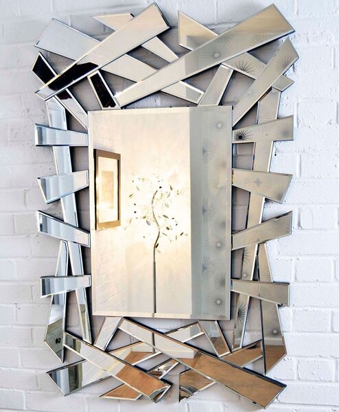 Surrey Abstract Rectangle Wall Mirror