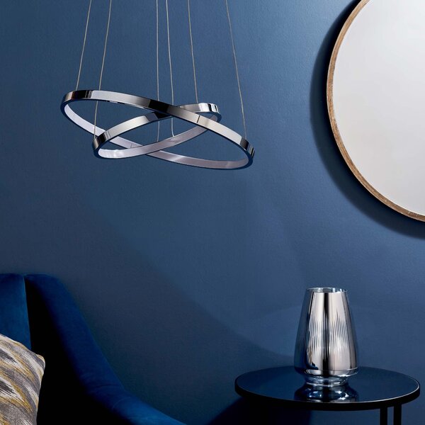 Vogue Kline 2 Light Integrated LED Hoop Ceiling Light