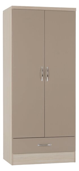 Nevada Double 1 Drawer Wardrobe