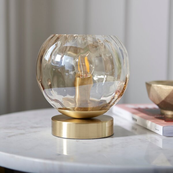 Vogue Arkoma Glass Table Lamp