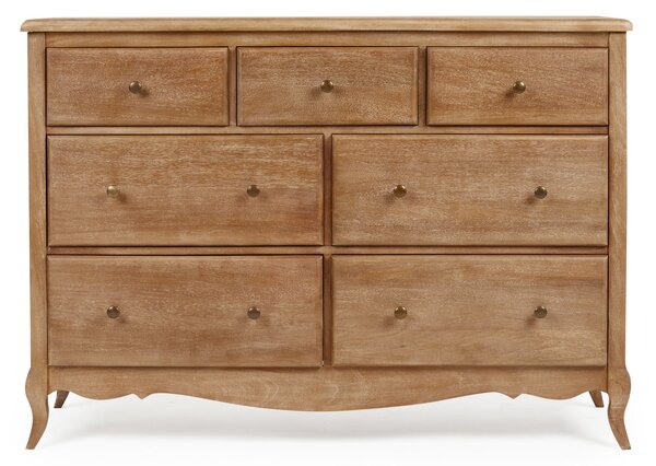 Giselle 7 Drawer Chest, Mango Wood