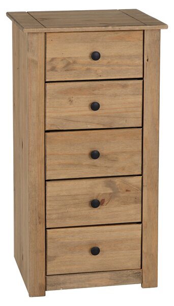 Panama 5 Drawer Chest, Pine